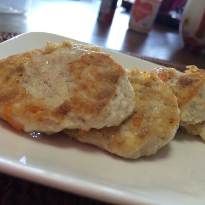 【DHA離乳食】残ったお刺身で簡単☆鮪ハンバーグ